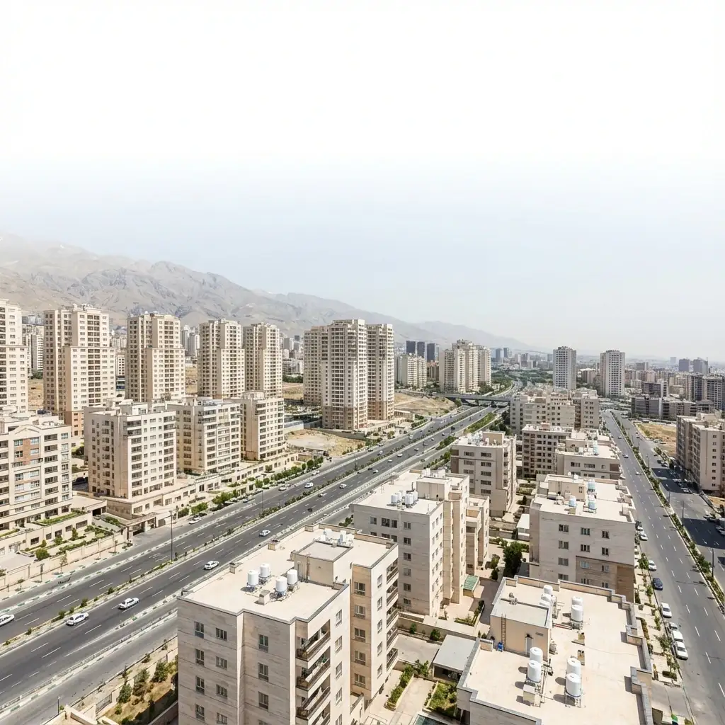 عکس غرب تهران از بالا - تعمیر60