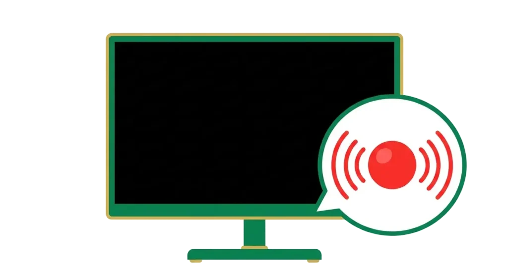 ایکون چراغ استند بای چشمک میزنه