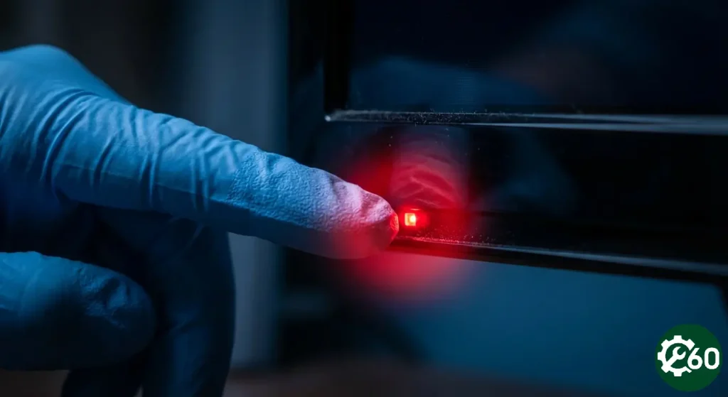 چشمک زدن چراغ استند بای تلویزیون