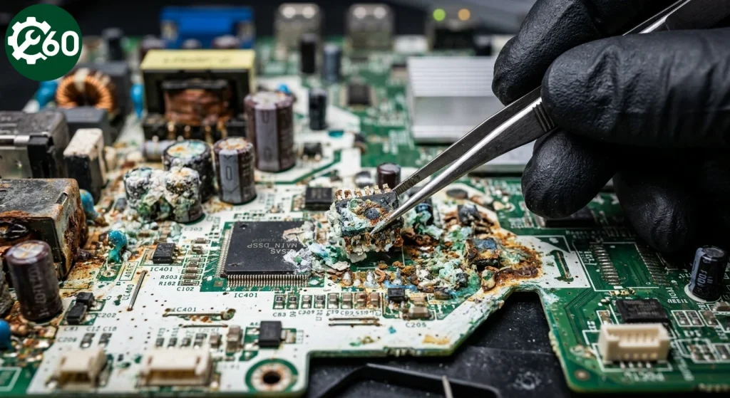 عکس برد سولفاته شده سونی